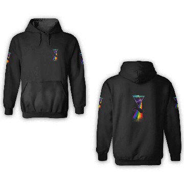 Discover Vintage Retro Prism Skydiving 3D Hoodies