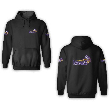 Discover Minnesota Vikingss Logo 3D Hoodies