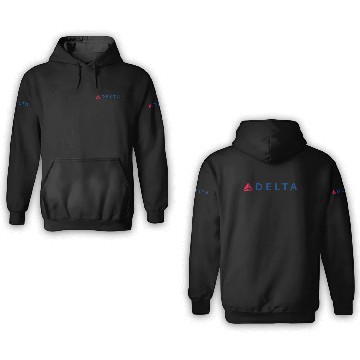 Discover Delta Air Lines 3D Hoodies