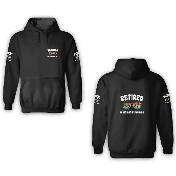Discover Retired Construction Worker Funny Retirement Congratulations Baseball Tees 3D Hoodies