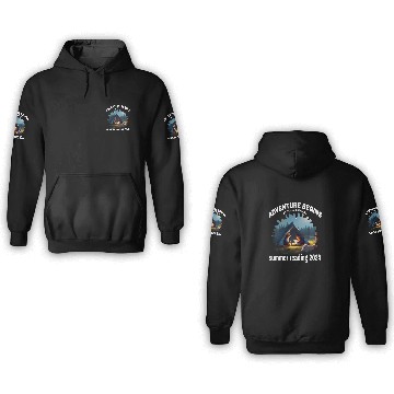 Discover Adventure Begins At Your Library Summer Reading Program 2024 1 Zip 3D Hoodies