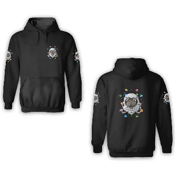 Discover Astronauts Squirrel Astronaut Animal Deep In Space Cosmic Universe Zip 3D Hoodies