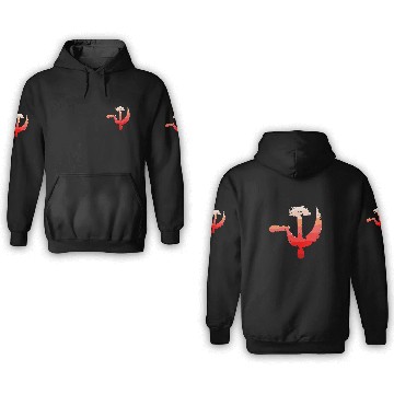 Discover Hammer And Sickle Worker Hardworkers Farmer Baseball Tees 3D Hoodies