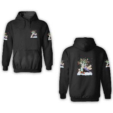 Discover Dragonfly xmass Element Tree Lighting Dragonfly Christmas 12 3D Hoodies