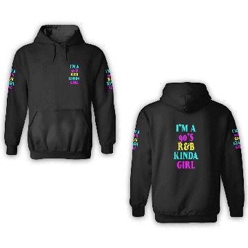 Discover Im a 90s Rb Kinda Girl 1 Zip 3D Hoodies