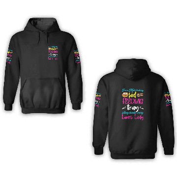 Discover Lunch Lady Multi Tasking Feeding Kid Cafeteria Worker 3D Hoodies