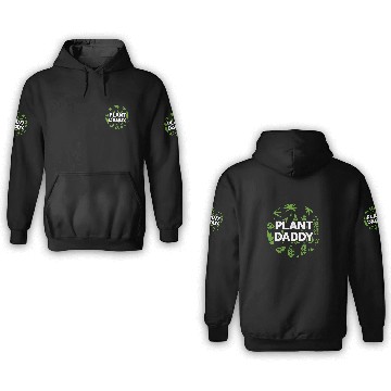 Discover Fathers Day Plant Daddy 2Son Daughter Gardener Love Nature 3D Hoodies
