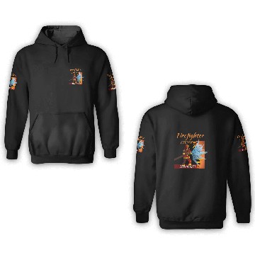 Discover Firefighter Art Houston TX 77084 3D Hoodies