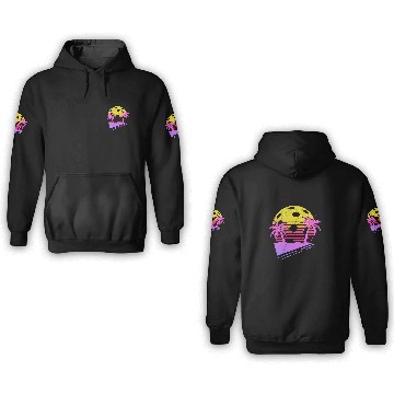 Discover Awesome Retro Pickleball Player Gift Print Pickle Ball Baseball Tees 3D Hoodies