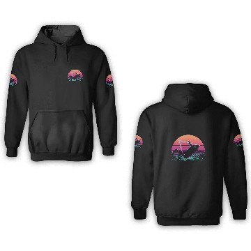Discover Skydiving Gift Skydiver Vaporwave Aesthetic Retro Baseball Tees 3D Hoodies