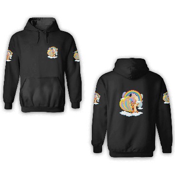 Discover Rainbow Cute Animal Squirrelcorn Magical Unicorns Squirrel Baseball Tees 3D Hoodies