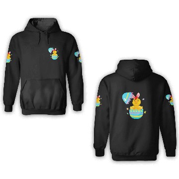 Discover Chicken Lover Easter Egg Hunt Bunny Ear Chicken Easter Day 2 Baseball Tees 3D Hoodies