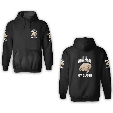 Discover It Is Wednesday My Dudes 1 3D Hoodies