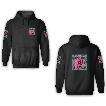 Discover Spring Break Senior Class Student School Trip Florida Beach 3D Hoodies