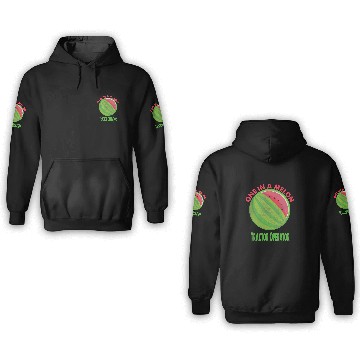 Discover Tractor driving One in a Melon Tractor Operator Watermelon Retirement 3D Hoodies