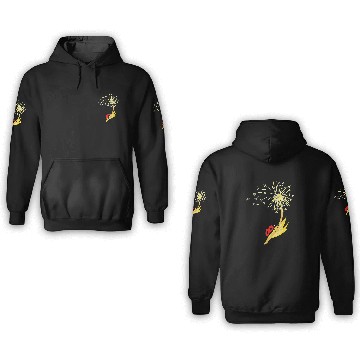 Discover Dandelion Seeds Ladybug Gardener Herbalist 3D Hoodies