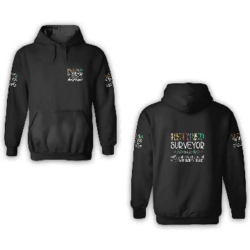 Discover Land Surveyor Retired 3D Hoodies