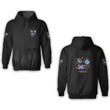 Discover 80s Nostalgia Floppy Disk Record Player Retro 80s Music Baseball Tees 3D Hoodies