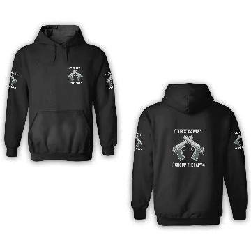 Discover This Is My Group Therapy Funny guns Range Zip 3D Hoodies