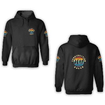 Discover Construction Worker Construction Squad Contractor Builder Baseball Tees 3D Hoodies