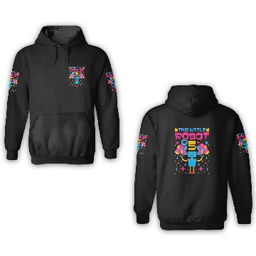 Discover Kids th Birthday Robotics This Little Robot IsYears Old 3D Hoodies