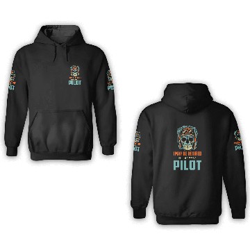 Discover I May Be Retired But Im Always A Pilot Airline Aviation Baseball Tees 3D Hoodies