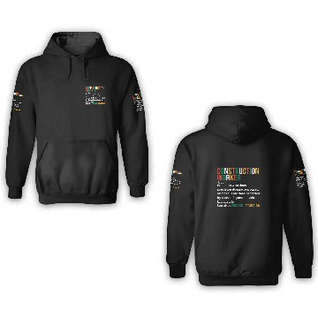 Discover Construction Worker Definition Noun Funny Construction Zip 3D Hoodies