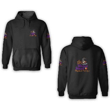 Discover Cute A Wee Bit Wicked Physical Therapist Halloween 3D Hoodies