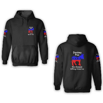 Discover Donkey Pox donkey political funny 2satire Baseball Tees 3D Hoodies