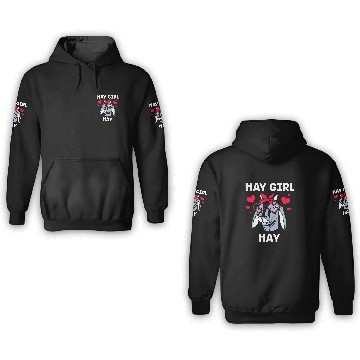 Discover Goats Lover Hay Girl Goat Zip 3D Hoodies