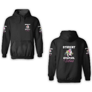 Discover Student Council Vibes 11 3D Hoodies