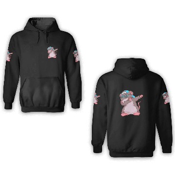 Discover Funny Dabbings Mouse Cute Dab Dance Move Animal Rodent Gift 3D Hoodies