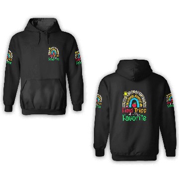 Discover Field Trips Are My Favorite School Field Trip Day Rainbow Baseball Tees 3D Hoodies