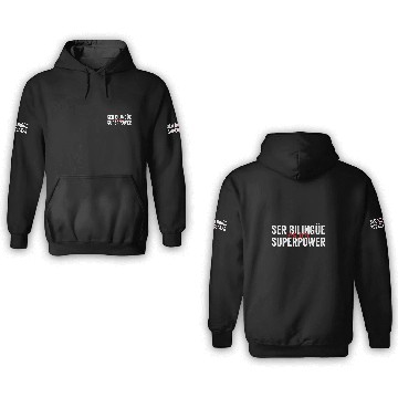 Discover ser bilingue es un superpoder bilingual spanish teacher Baseball Tees 3D Hoodies