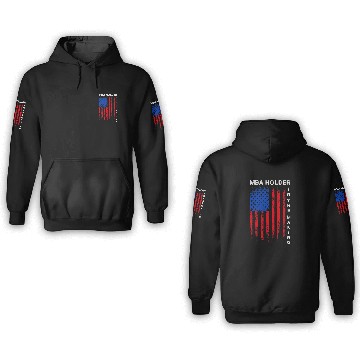 Discover MBA Student Business Degree Graduation 110 Zip 3D Hoodies