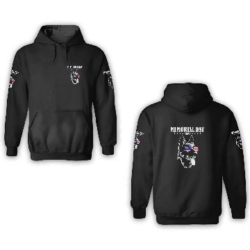 Discover German Shepherd Pet Memorial Day Baseball Tees 3D Hoodies