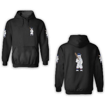 Discover Sport Baseball Polar Bear Pete 3D Hoodies