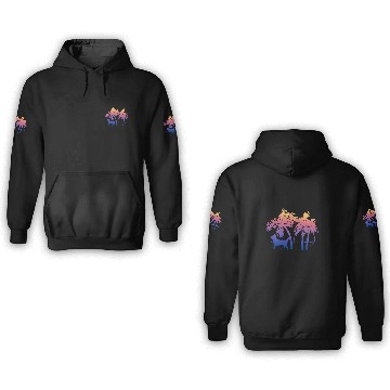 Discover Cairn Terrier Pet Ombre Beach Sunrise Baseball Tees 3D Hoodies