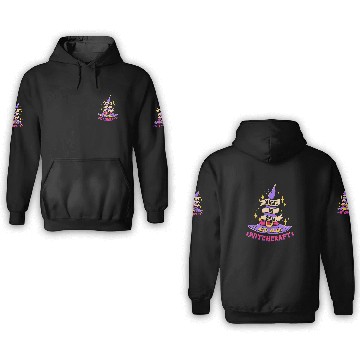 Discover Magic Is Real and Also Witchcraft Wizard Magician Witches 3D Hoodies