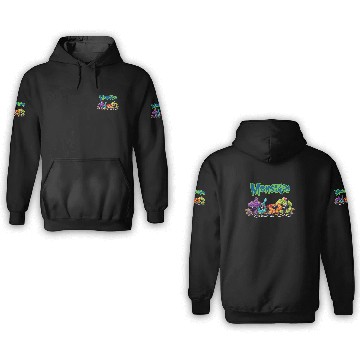 Discover Space Jam Monstars Group 3D Hoodies