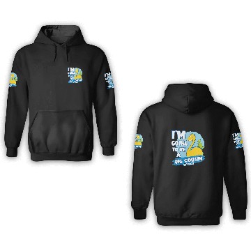 Discover Dinosaur Pet Become Big Cousin Dinosaur 1 3D Hoodies