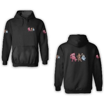 Discover Hitchhiking Cereal Monsters! - Haunted Mansion - 3D Hoodies