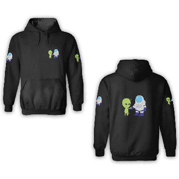 Discover Aliens UFO Planets Alien Solar System Space Lovers 3D Hoodies