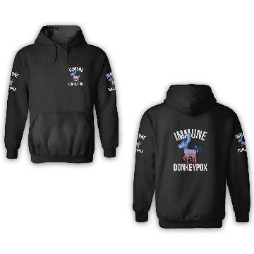 Discover Donkey Pet Immune to Donkey Pox Baseball Tees 3D Hoodies