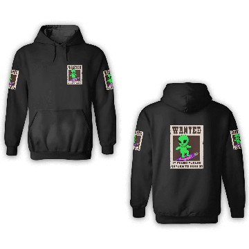 Discover Aliens UFO Wanted If Found Return to Area 51 Funny 3D Hoodies