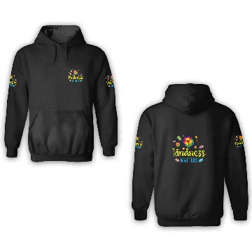 Discover Autism Puzzle Kindness Matters Autism Puzzle Kind Flower 3D Hoodies