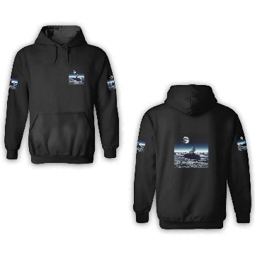 Discover Astronaut Job on a Planet with Moon Space Astronomy 3D Hoodies