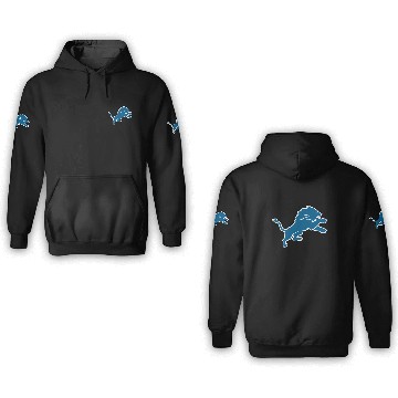Discover Detroit Lions LOGO 3D Hoodies