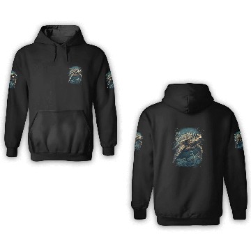 Discover Turtle Pet Deep Blue Sea Under The Sea Turtle Men Women Baseball Tees 3D Hoodies
