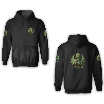 Discover Octopus Pet Cthulhu Release The Squid Cosmic Horror Cthulhu Zip 3D Hoodies